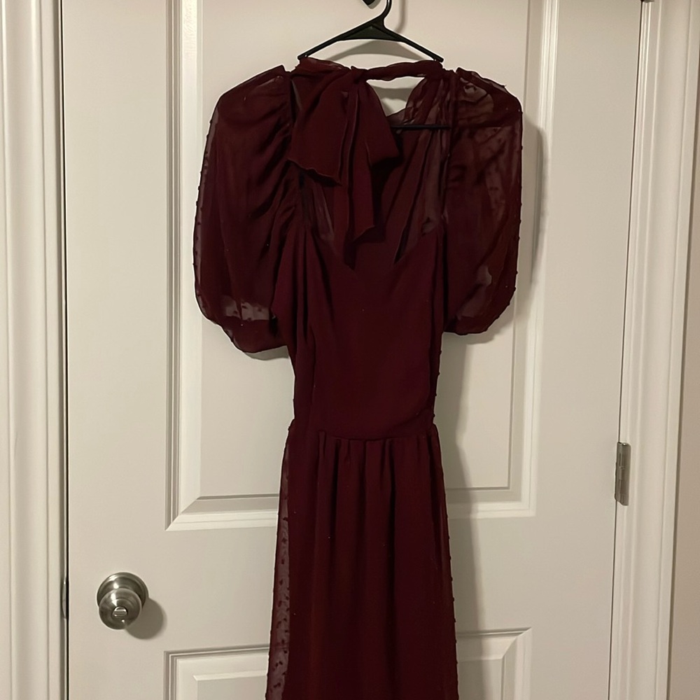 3/$40 Sweetheart Burgundy Dress